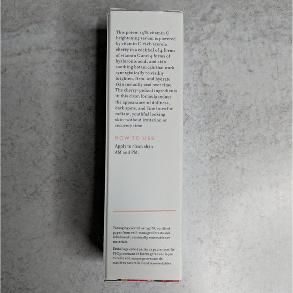 Farmacy Very Cherry Bright Vitamin C Serum - NIB - Picture 4 of 7